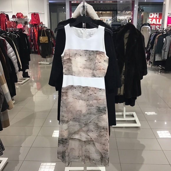 Staci Snider Tan & Black Dress Size 2